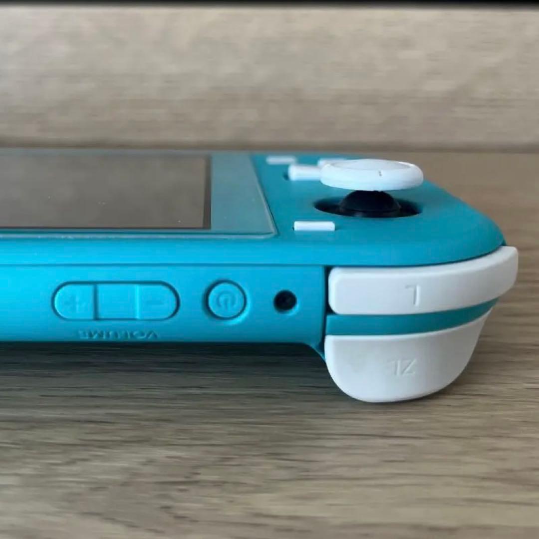 美品 Nintendo Switch Lite ターコイズ 本体 充電器 箱付き