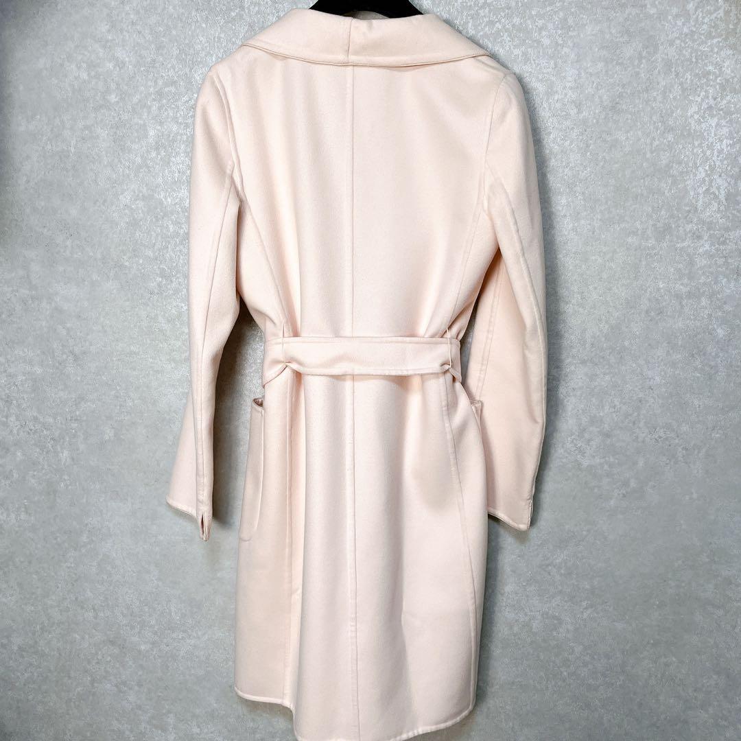 未使用級　最高級 白タグ マックスマーラ 艶感美しい クチートアマーノ コート