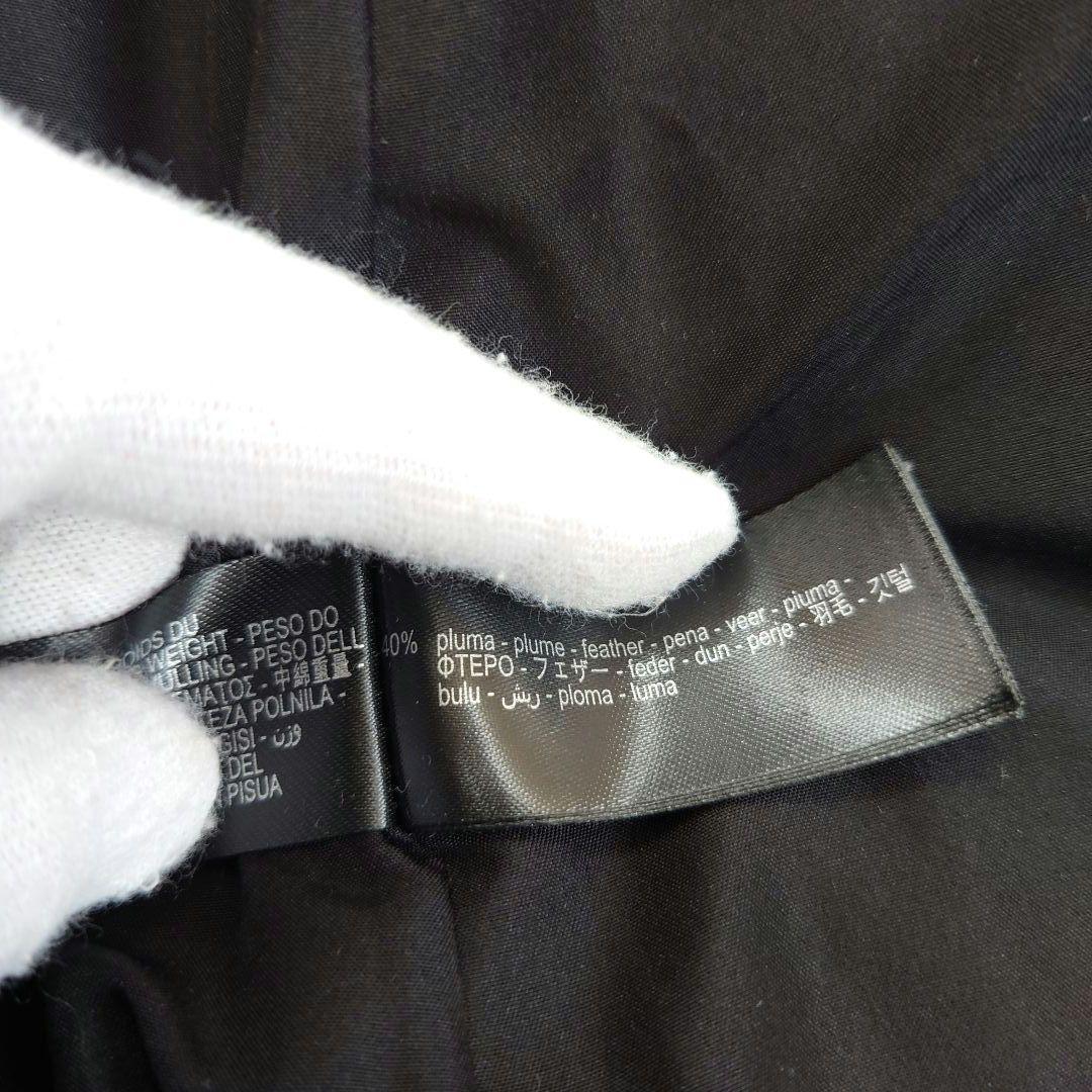 ZARA ザラ フェイクファー ロングダウンコート　ウエストベルト　M 黒