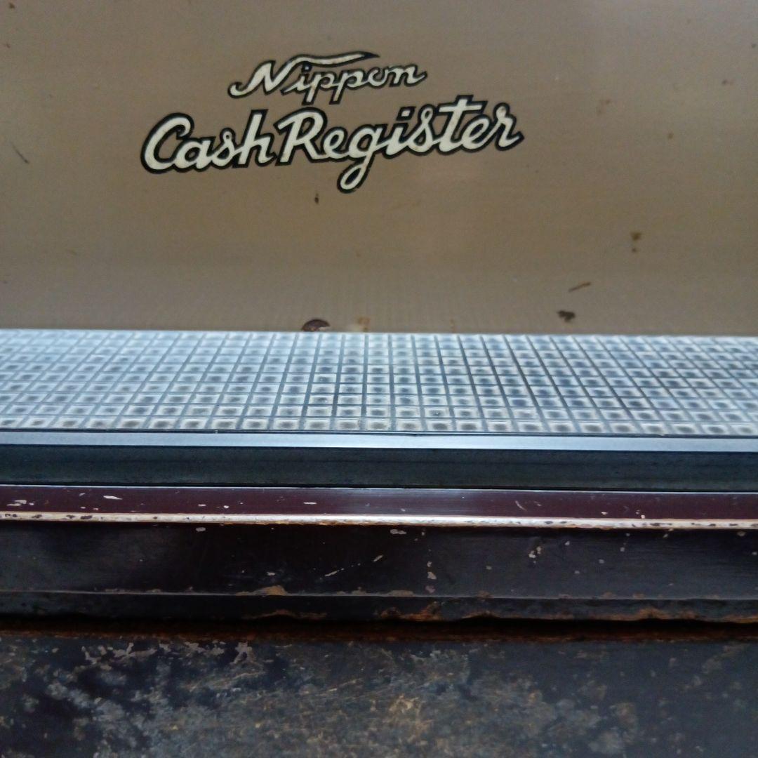 アンティーク　昭和レトロな 手動ハンドル式レジスター