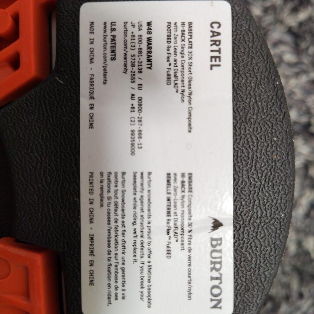 burton CARTEL Re:Flex スノーボード ビンディング