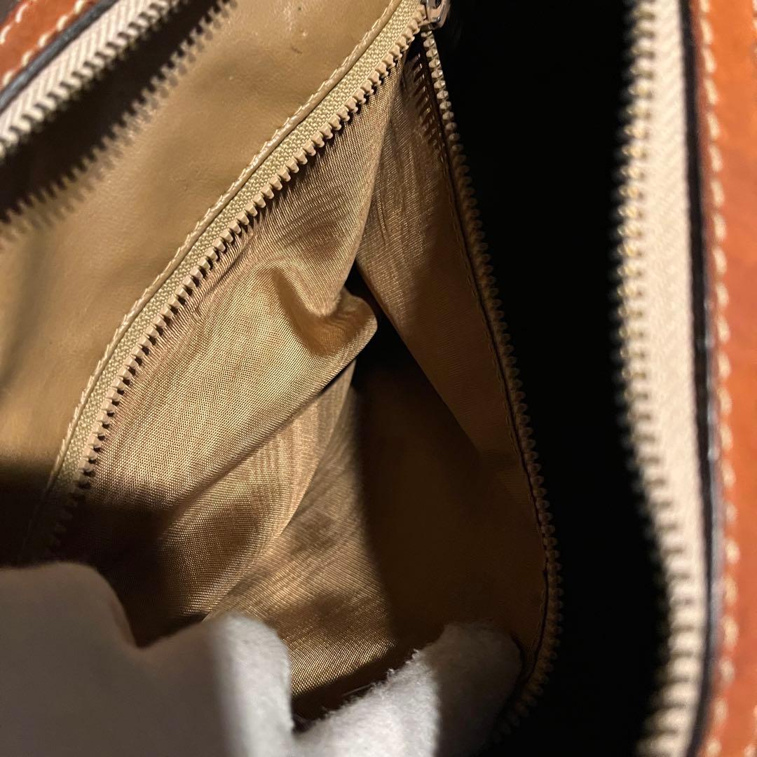 CELINE セリーヌ マカダム柄 ミニボストンバッグ ファスナー交換済 美品