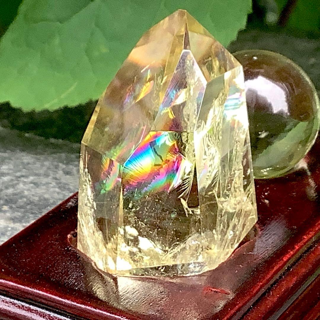 ✳世界に類無し‼️ 天川村レモン水晶*安心の外部鑑定書付　非加熱処理の無垢状態‼️