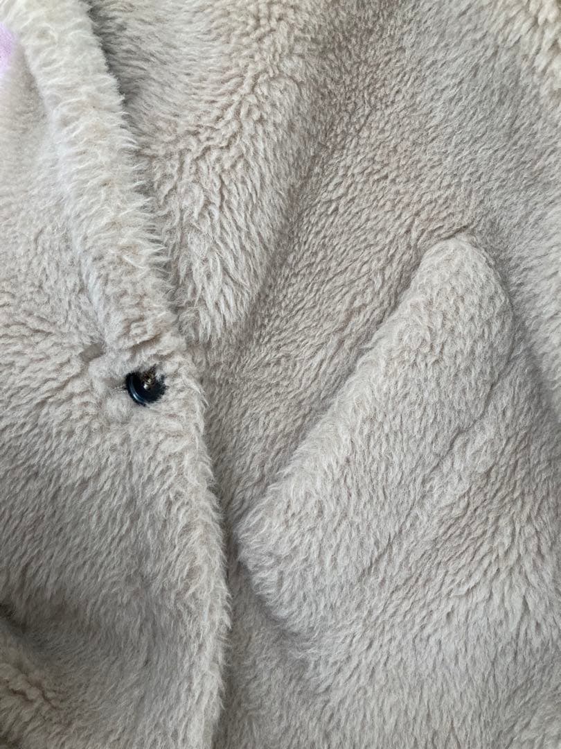 【正規品】MaxMaraテディベアケープサンドベージュ