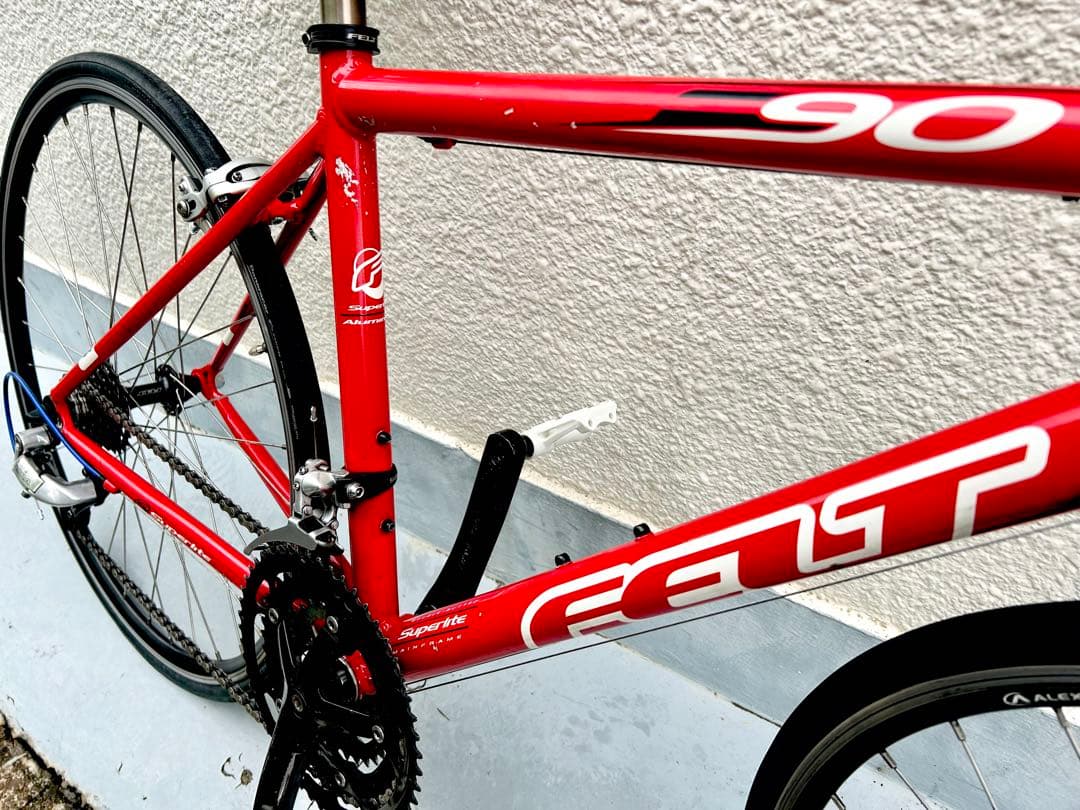 【送料込】女性＆ジュニア用！FELTロードバイク！アルミ×カーボン3×8速@東京