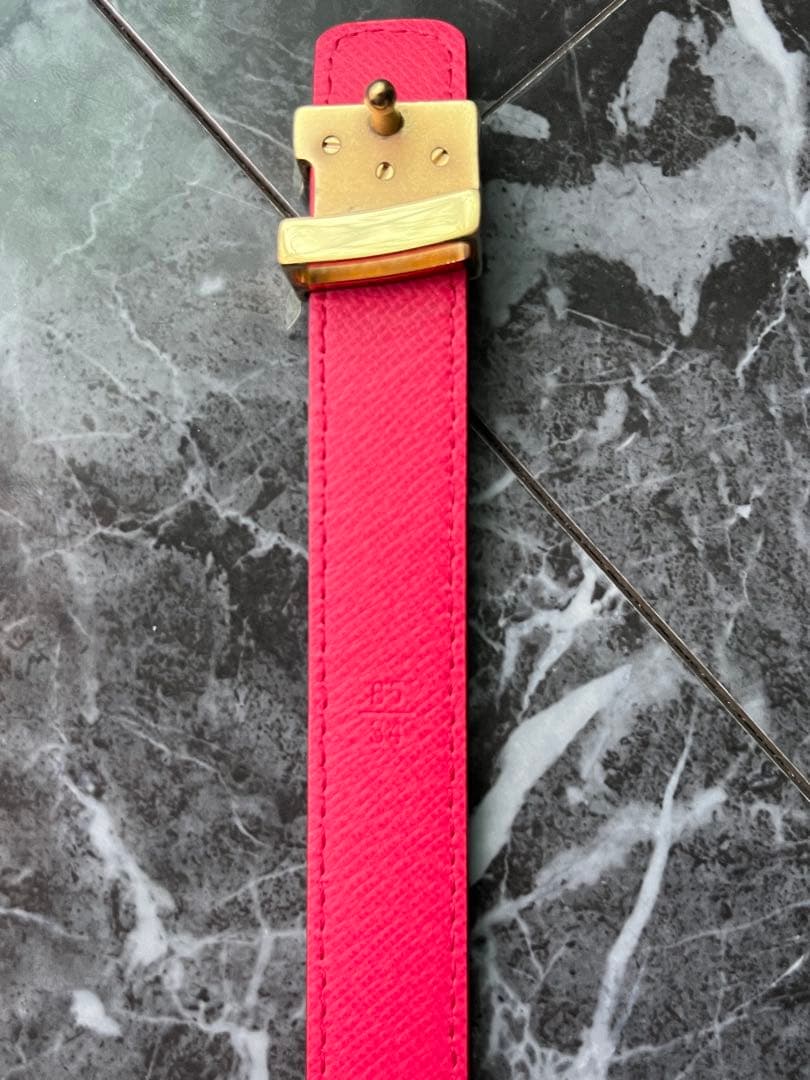 ⭐️希少 ルイヴィトン サンチュール イニシャル マルチカラー ベルト ホワイト