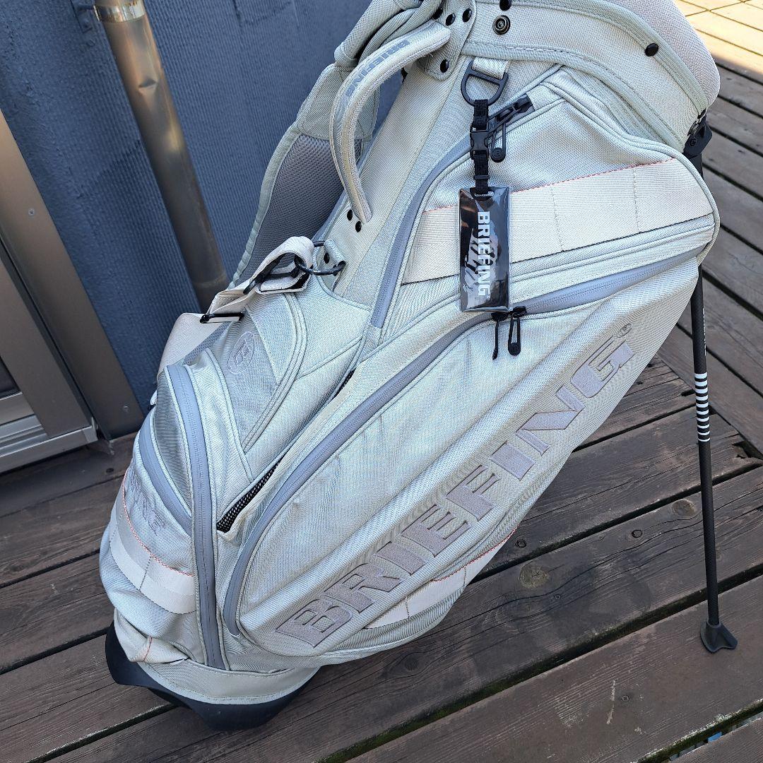 BRIEFING シルバー キャディバッグ