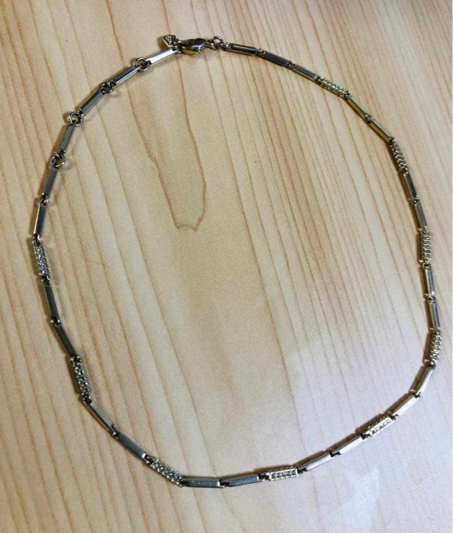 スワロフスキーTennis ブレスレット　ゴールド系&ラインストーン ネックレス