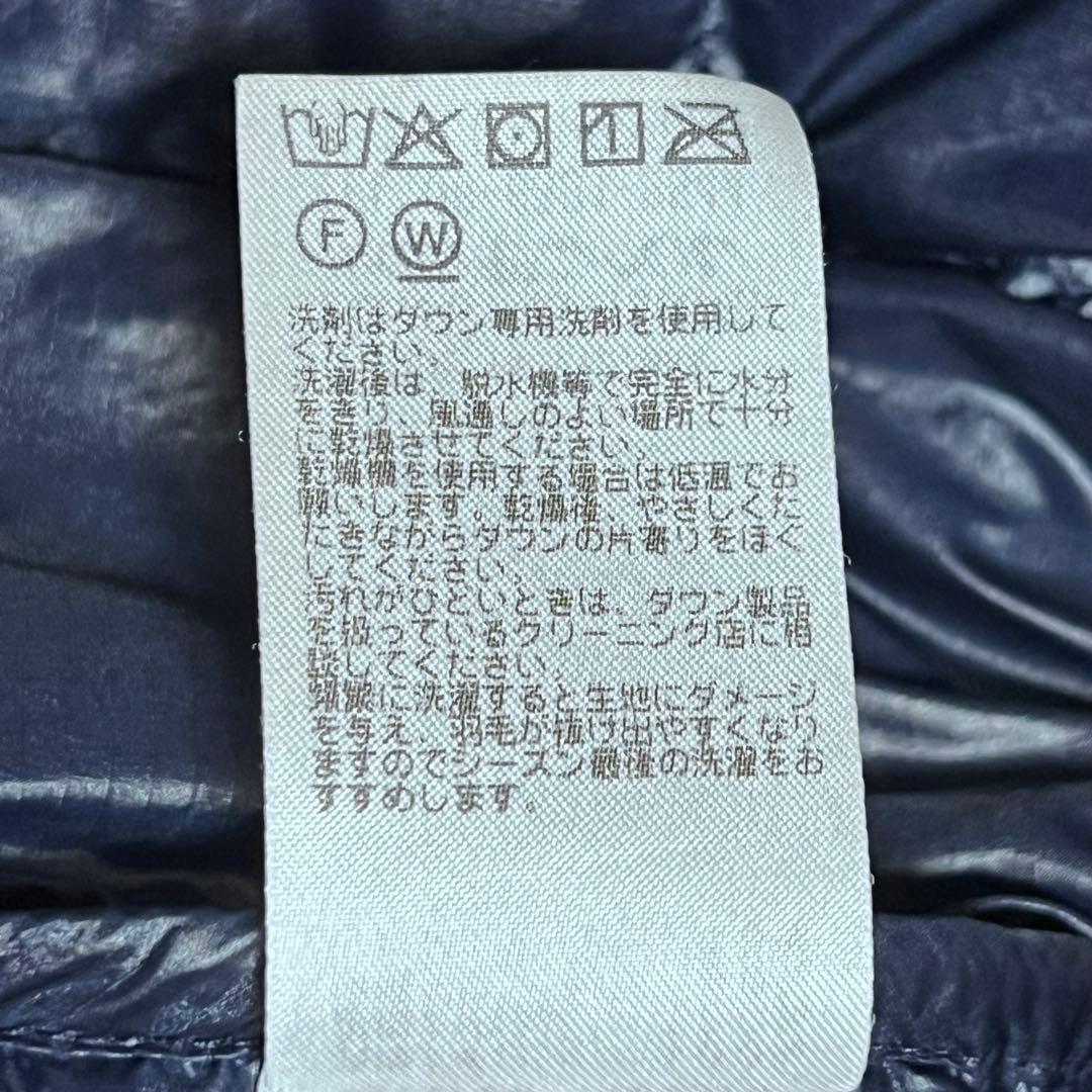 mont-bell ダウン プリント ハンテン ネイビー M 総柄