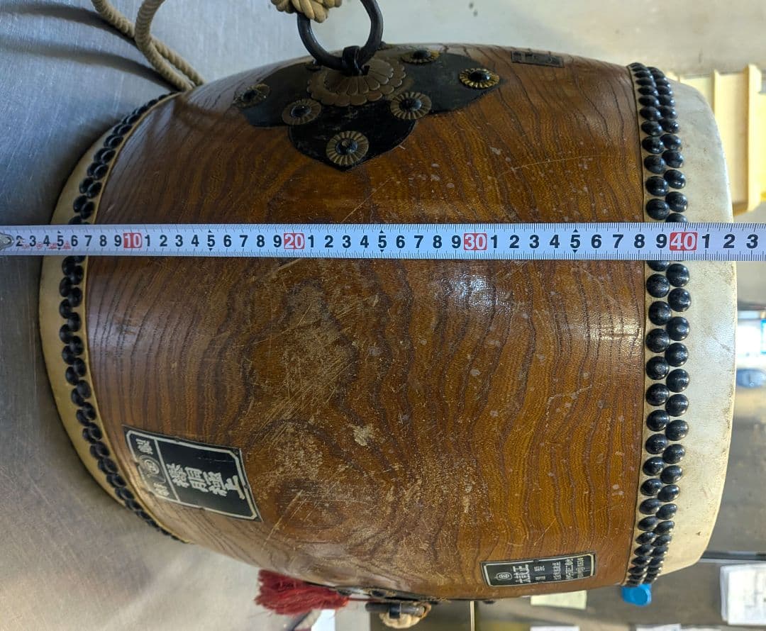 ☆値下げ☆【和太鼓 太鼓正 欅胴極上】36cm×42cm ※本日出品取り下げ