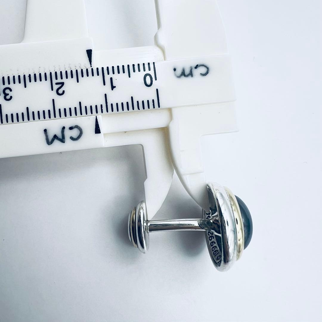 美品　ティファニー　シルバー　18K ヘマタイト　カフス　カフリンクス