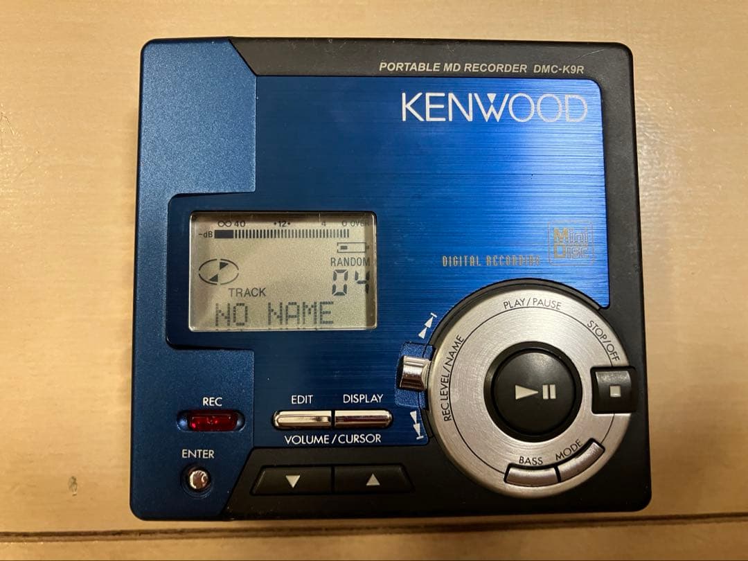 KENWOOD ポータブルMDプレイヤー DMC-K9R