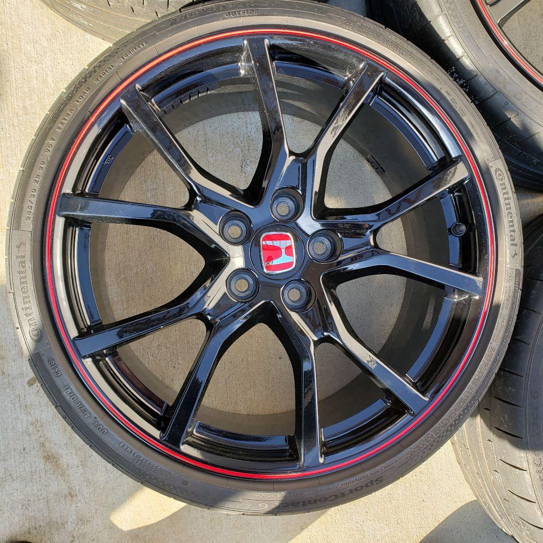 FK8 シビックtypeR 245/30R20 純正タイヤホイール ガリ傷なし - メルカリ
