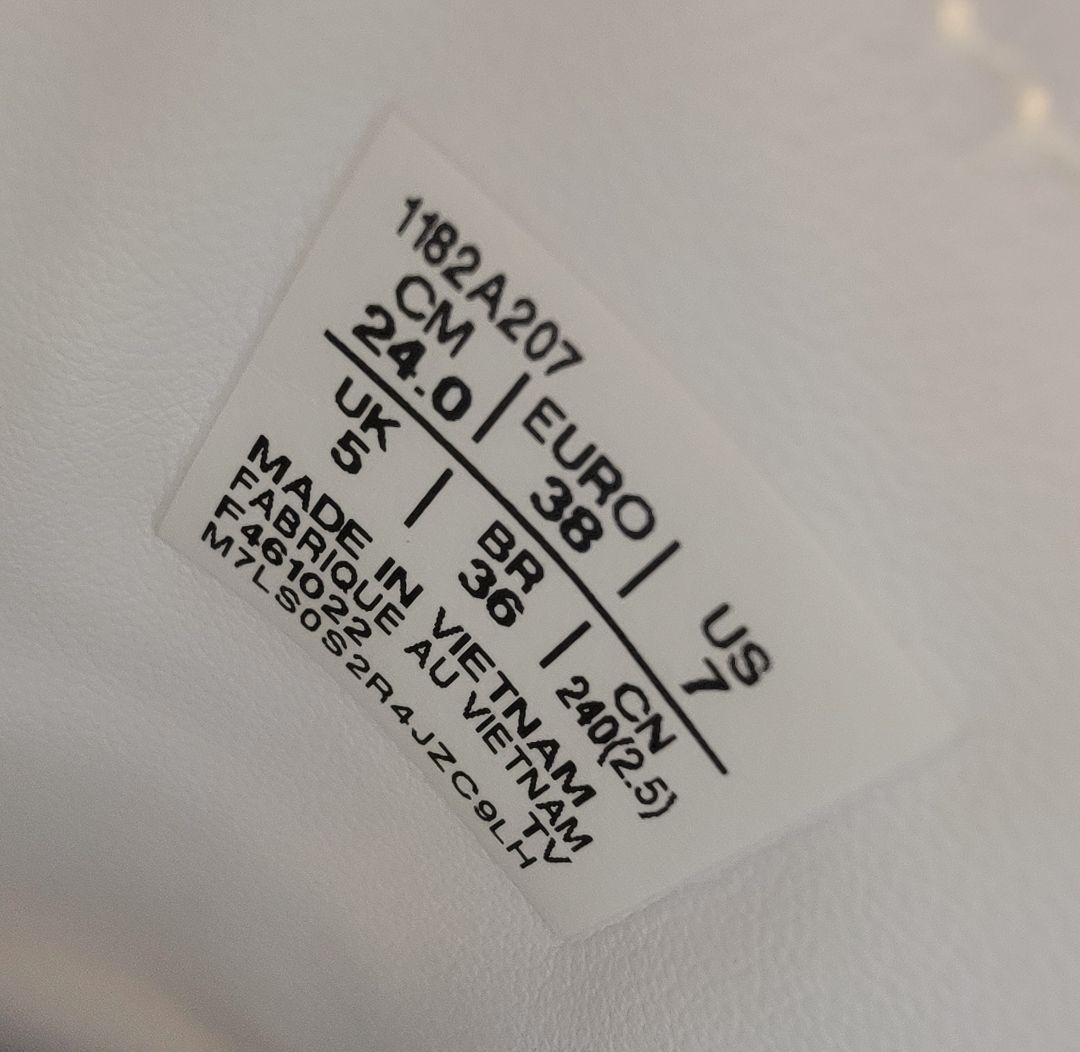 オニツカタイガー ウィメンズ デレゲーションチャンク ホワイト 24cm