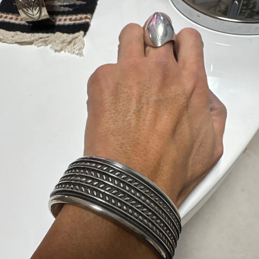 ロンハーマン購入 ナホバ族バングル！ 重厚感アリアリのインディアンjewelry