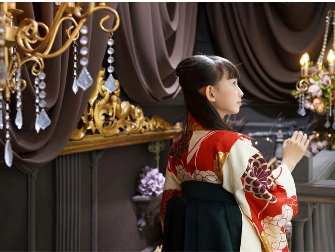 京都瑠璃雛菊 卒業式 袴 小学生 袴セット ジュニア