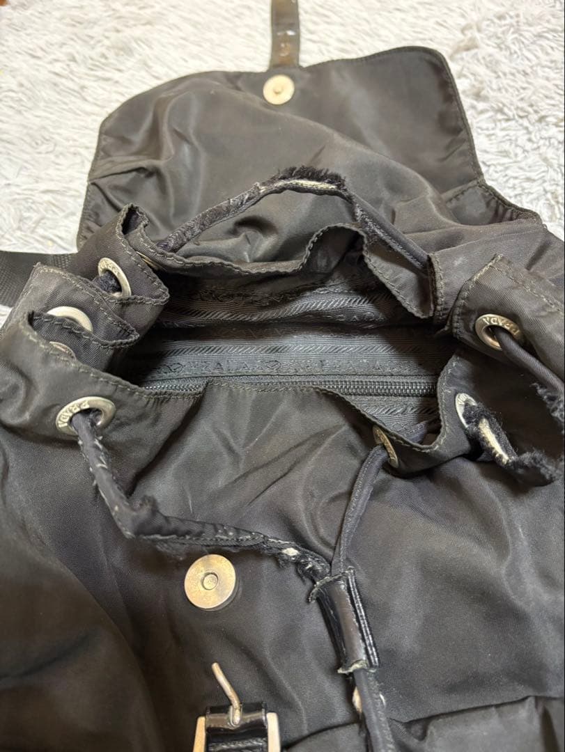 PRADA ブラックナイロンバックパック リュック　プラダ