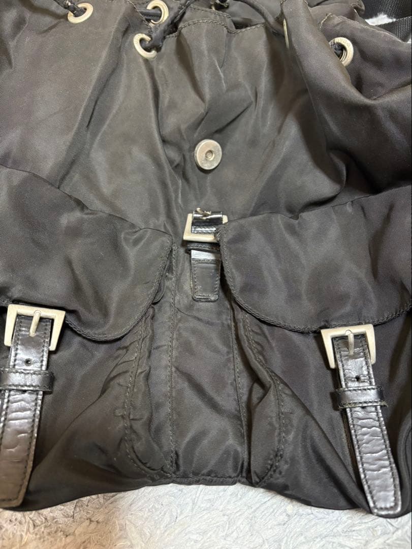 PRADA ブラックナイロンバックパック リュック　プラダ