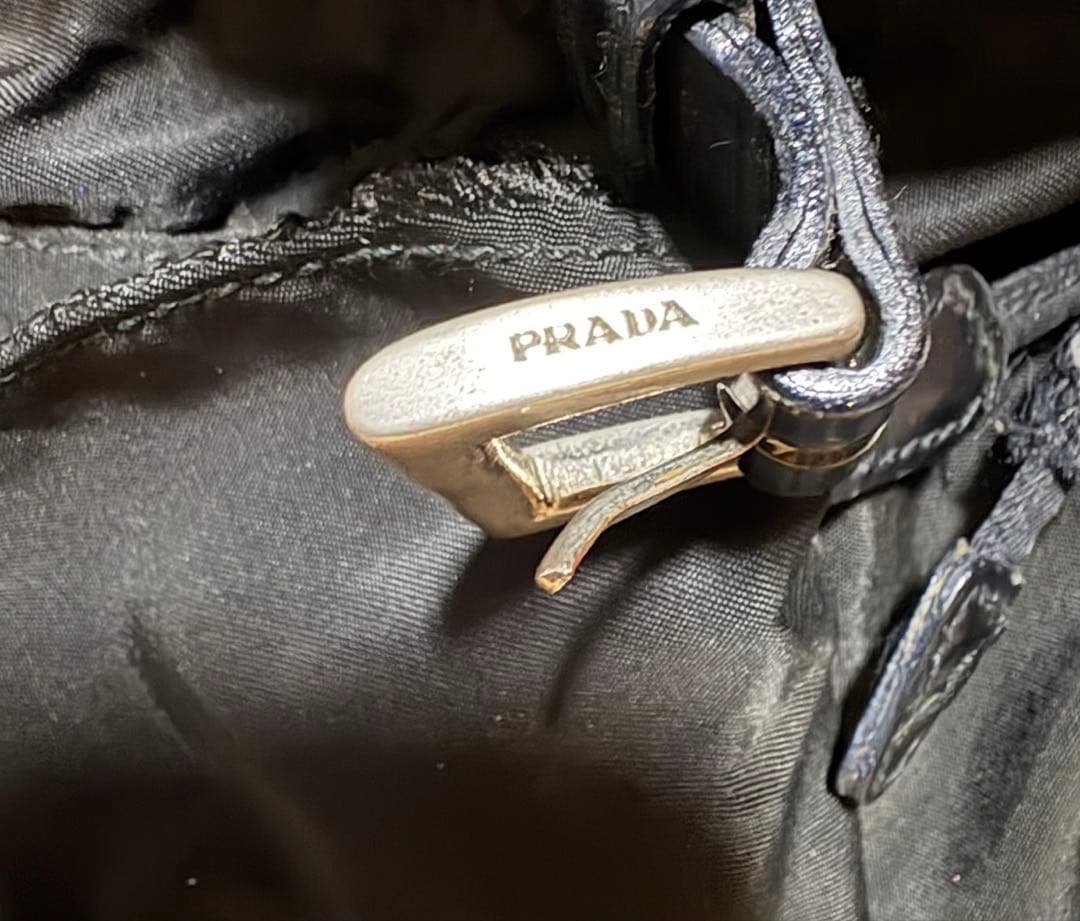 PRADA ブラックナイロンバックパック リュック　プラダ