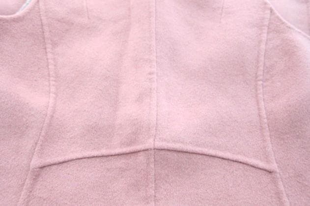 マックスマーラ　ローズピンク　クチートアマーノ ウールワンピース