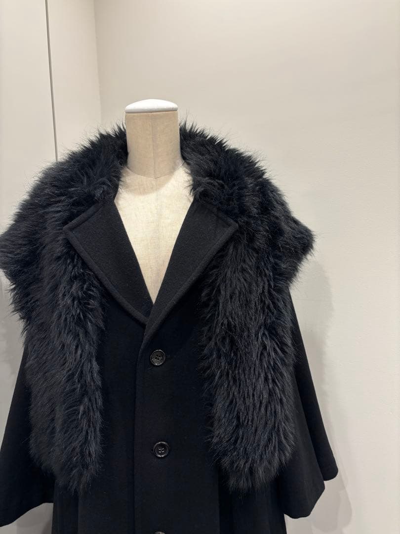 ［80年代］コムデギャルソン　ファーケープコート　ヴィンテージ　アーカイブ