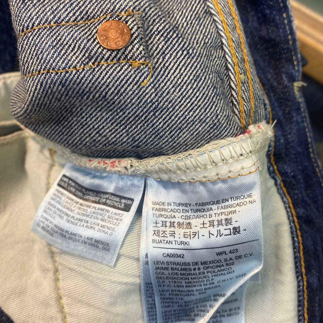 ⑤ LEVIS 501 ZXXトルコ製　LVC 復刻モデル　W32