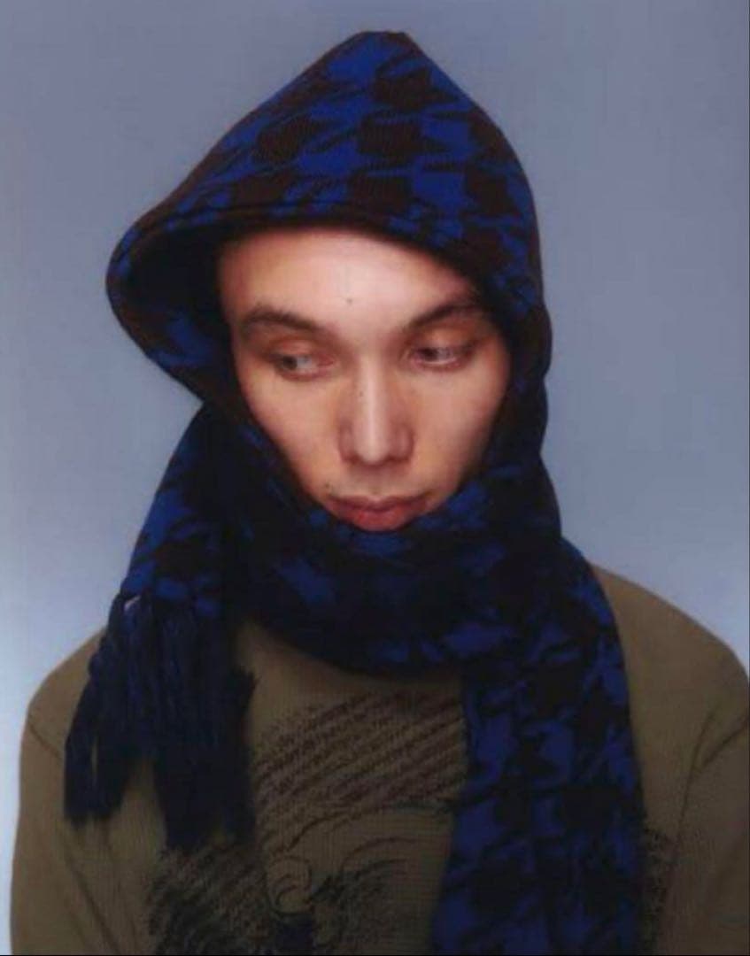 季節セール！BOTT HOUNDSTOOTH HOODED SCARF