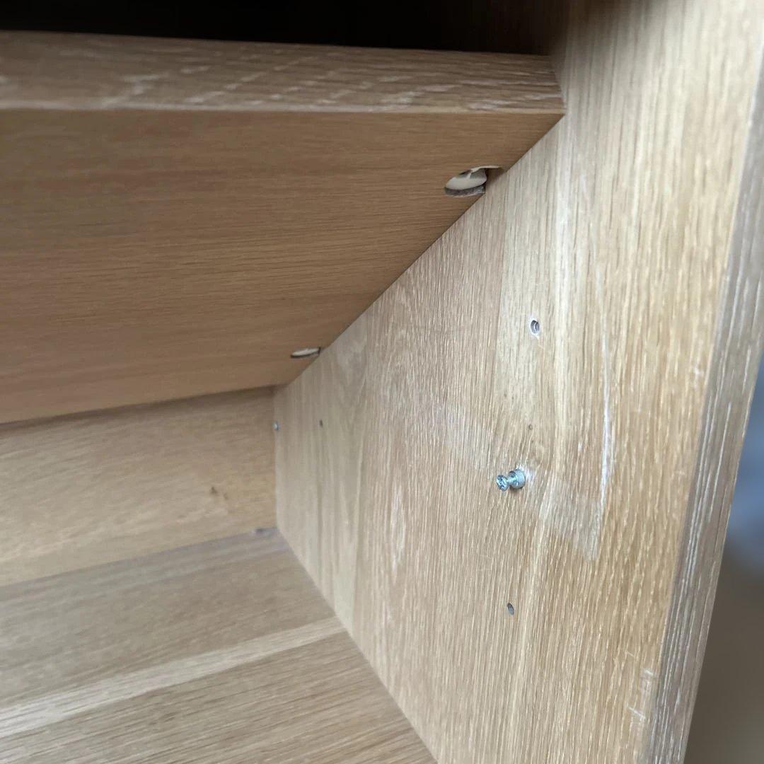 MUJI 無印良品　オーク材キャビネット　送料込み