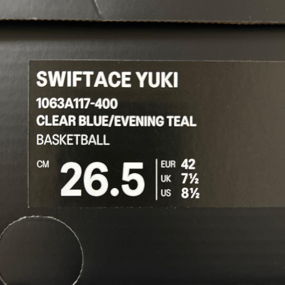 ヌ*バ様 新品26.5cm SWIFTACE YUKI asics アシックス