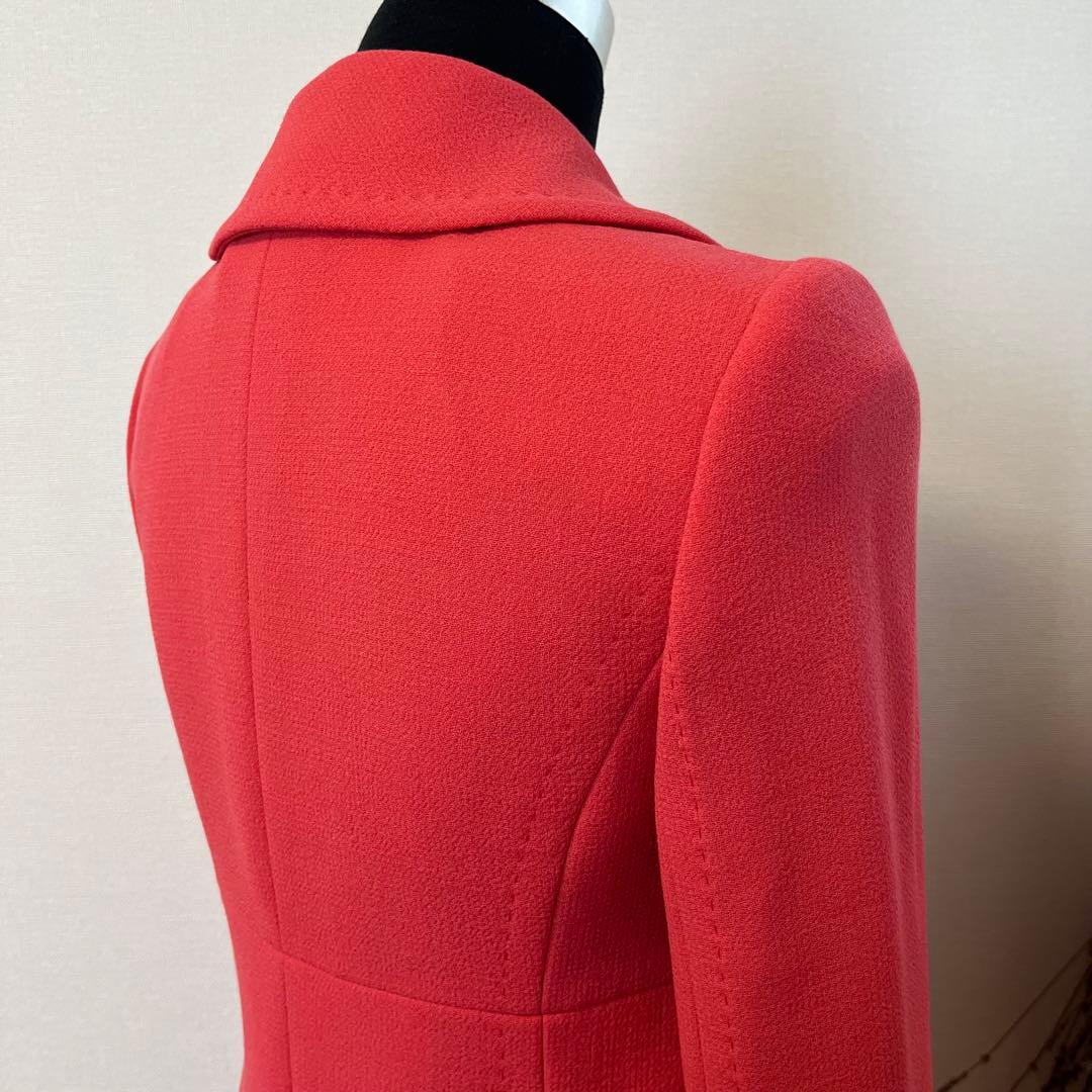 希少 ドルチェ&ガッパーナ ピンク コート ローズボタン