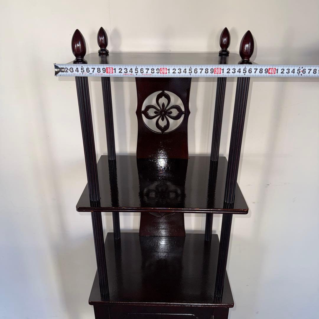 昭和レトロ　木製飾り棚　本棚 アンティーク　古家具