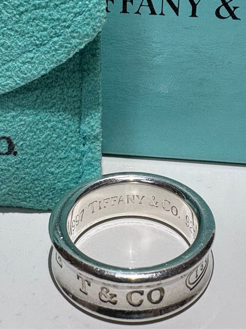 ティファニー1837ナローハンドリング サイズ棒:約9号【箱/ポーチ付】