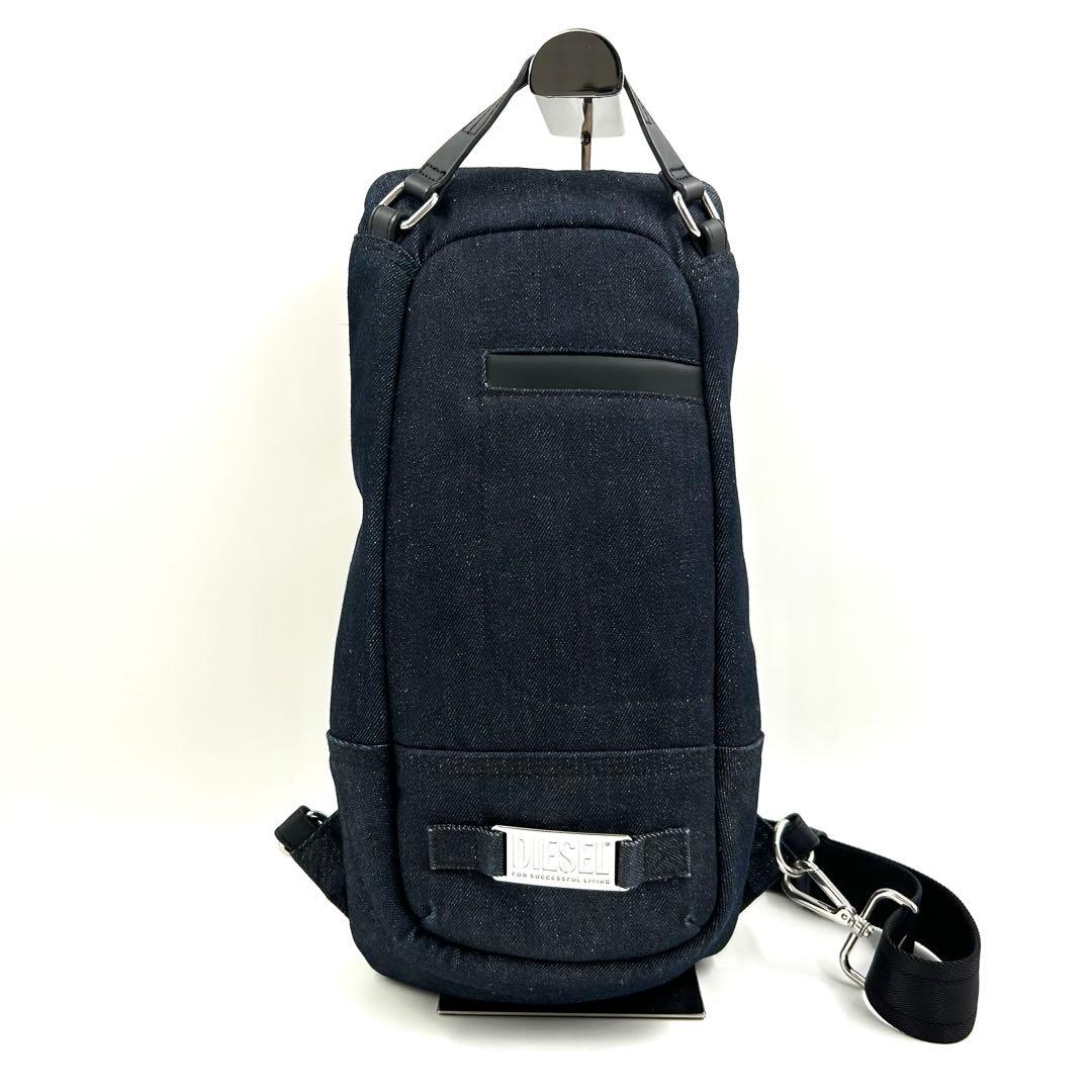 極美品 ディーゼル 646 ボディバッグ デニム スリングバッグ 斜め掛け
