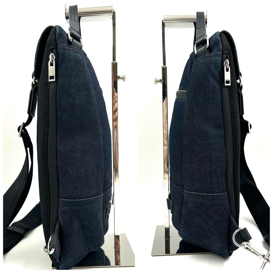 極美品 ディーゼル 646 ボディバッグ デニム スリングバッグ 斜め掛け