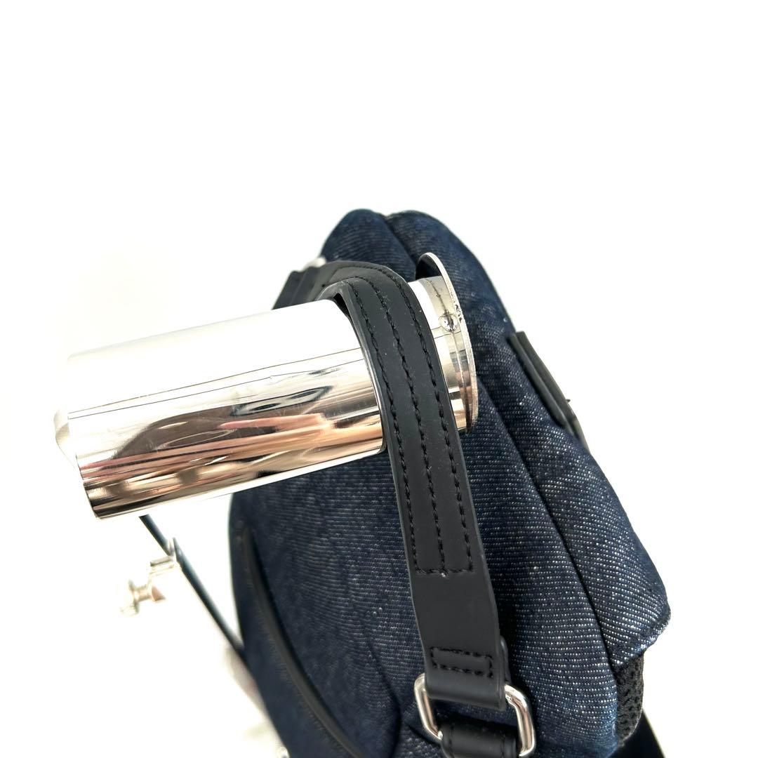 極美品 ディーゼル 646 ボディバッグ デニム スリングバッグ 斜め掛け