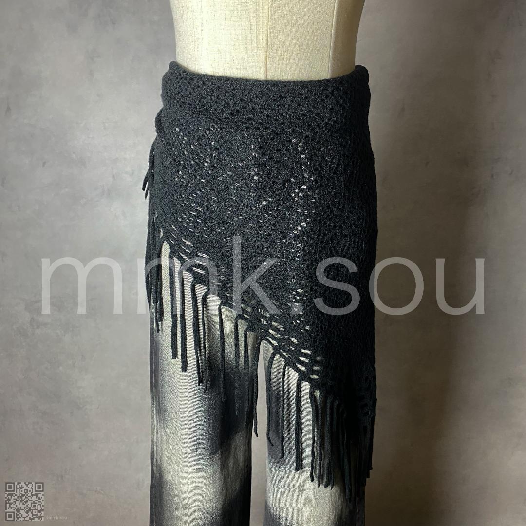 激渋) ダメージ 腰巻きストール アーカイブ y2k激渋) ダメージ 腰巻き