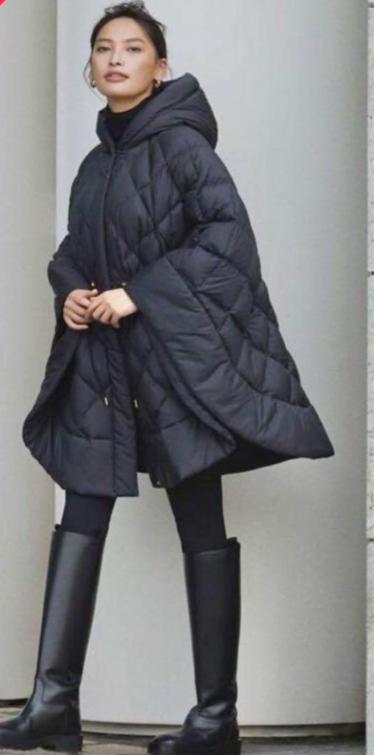 WOOLRICHウールリッチダウンケープポンチョ 訳あり - メルカリ