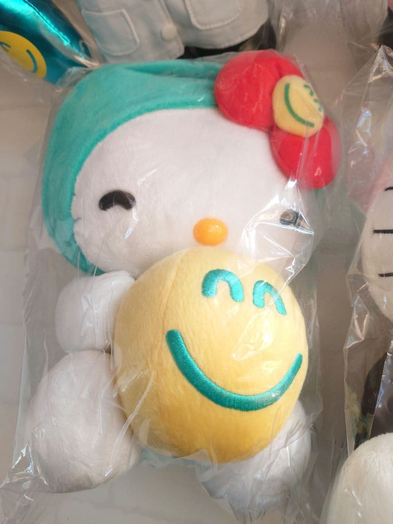 未使用　杏林堂コラボ　キティ　ぬいぐるみ　Ｌサイズ　ご当地　薬剤師　管理栄養士