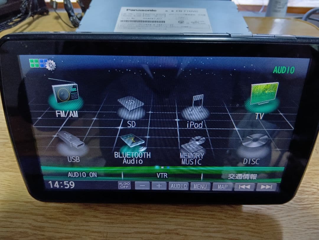 Panasonic フローティングナビ　CN-F1DVD カーナビ