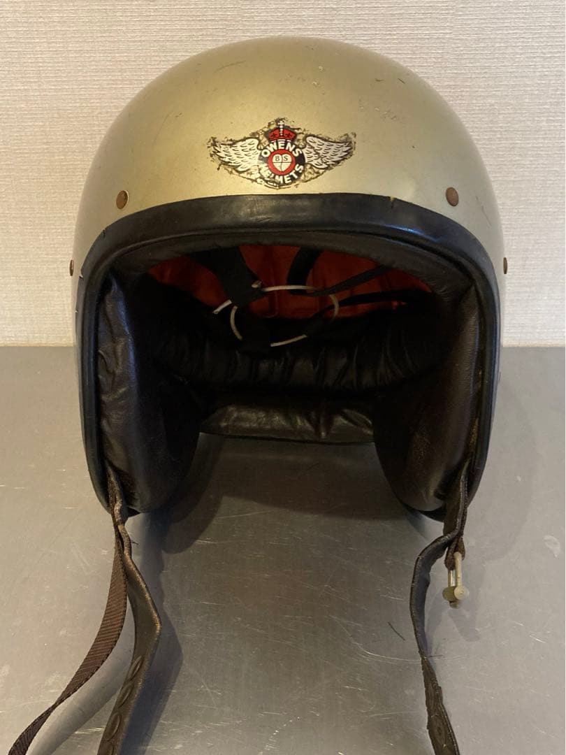 観賞用 ヴィンテージ OWENオーウェン ジェットヘルメット英国製 - メルカリ