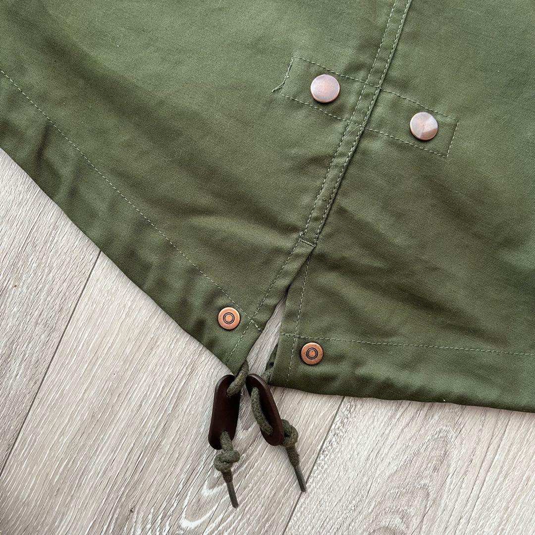 【美品】フレッドペリー モッズコート フィッシュテールパーカー XS オリーブ