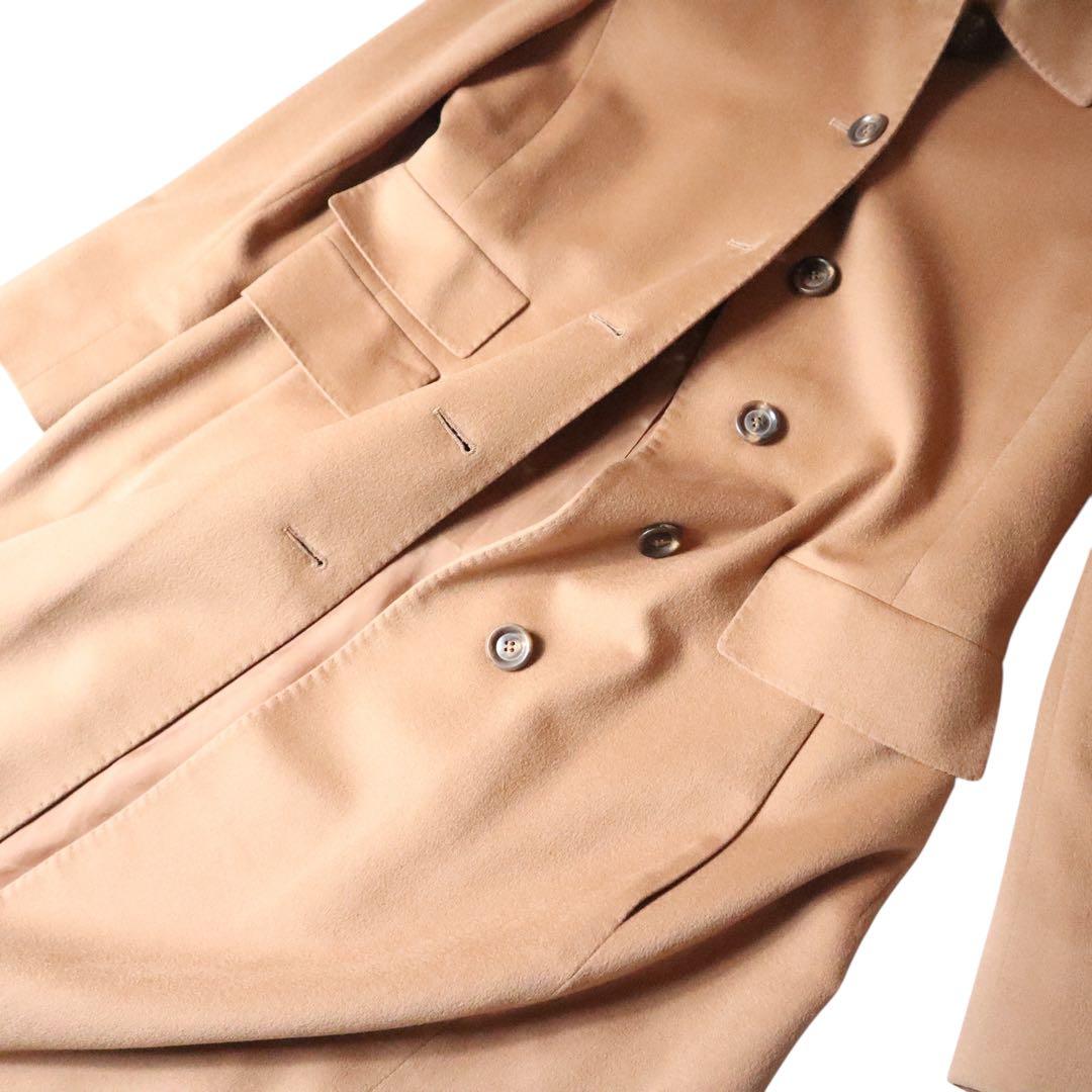 【皇室御用達80万円】AKRIS 最高級カシミヤ100% 代表作アイコンコート