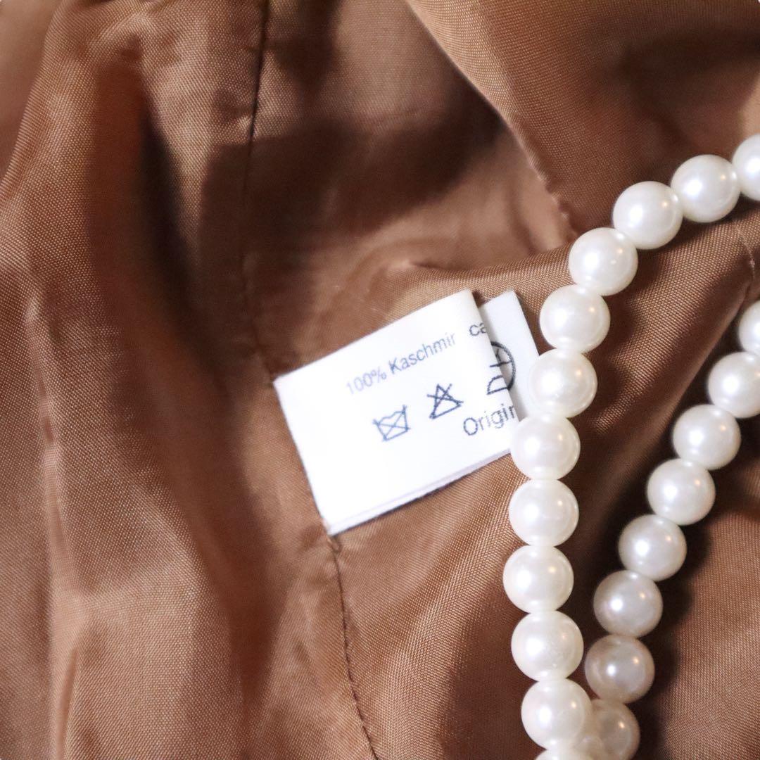 【皇室御用達80万円】AKRIS 最高級カシミヤ100% 代表作アイコンコート