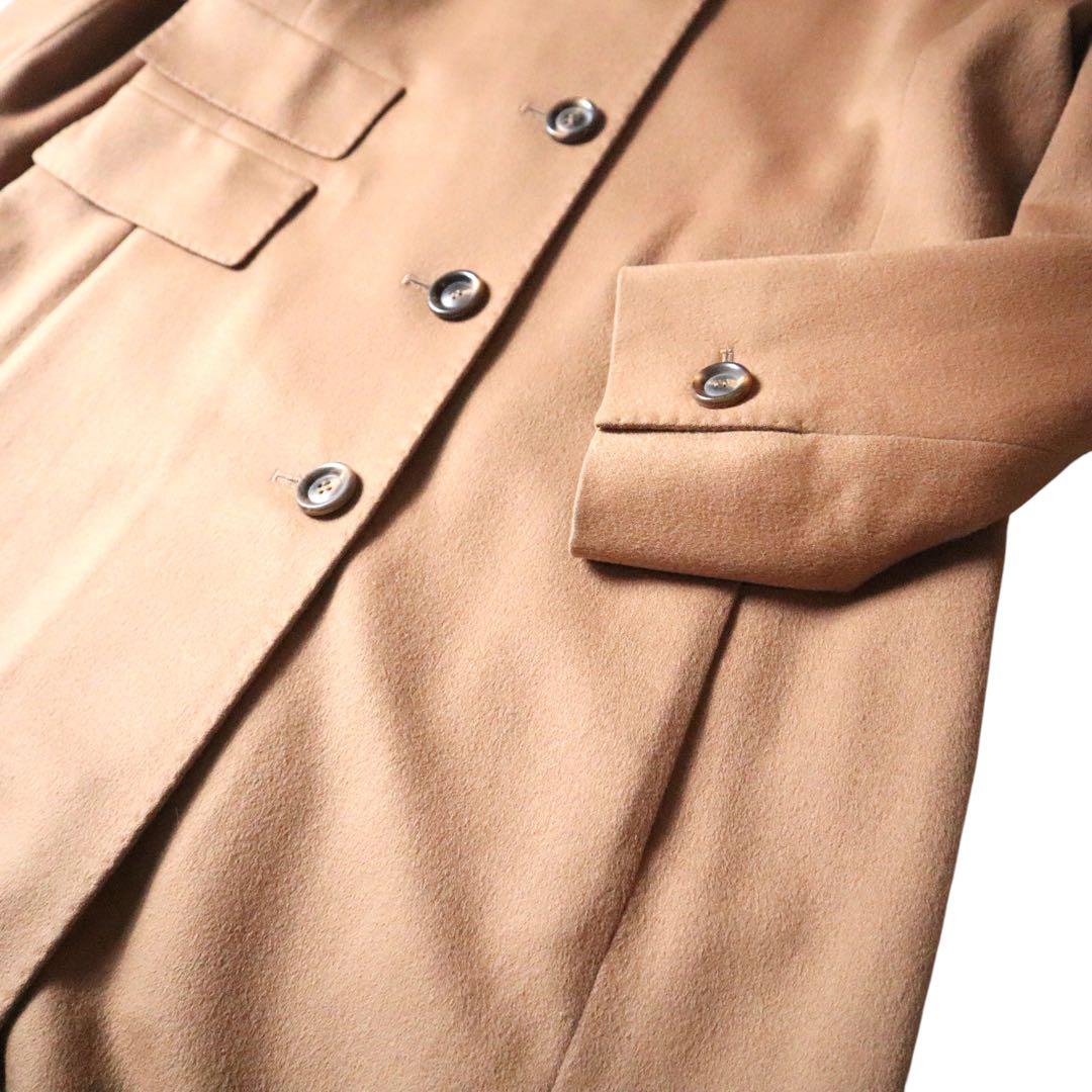 【皇室御用達80万円】AKRIS 最高級カシミヤ100% 代表作アイコンコート