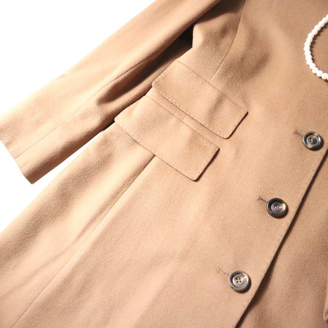 【皇室御用達80万円】AKRIS 最高級カシミヤ100% 代表作アイコンコート