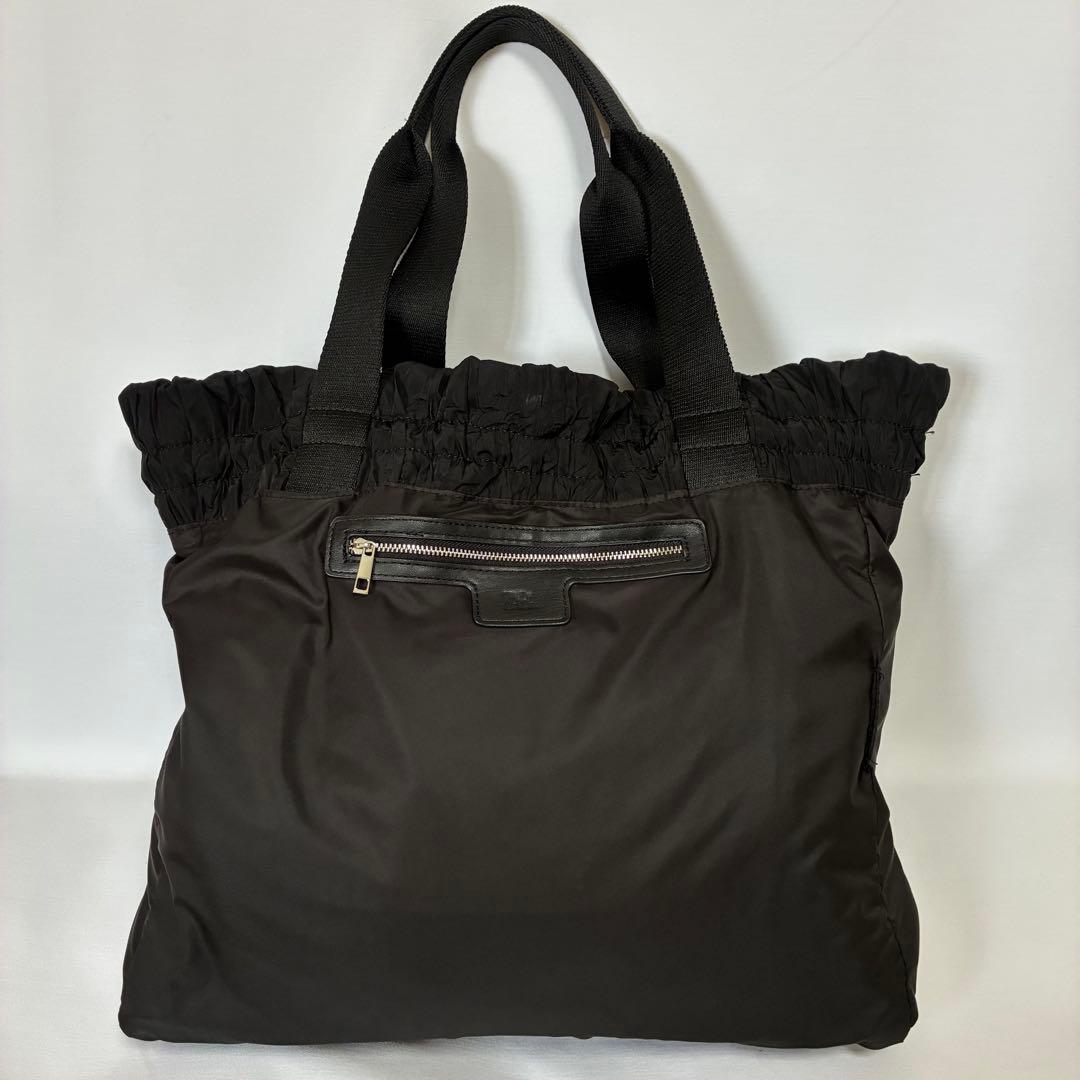 美品◇ ZARA ギャザー ショルダーバッグ トートバッグ 黒 JO1 川尻蓮