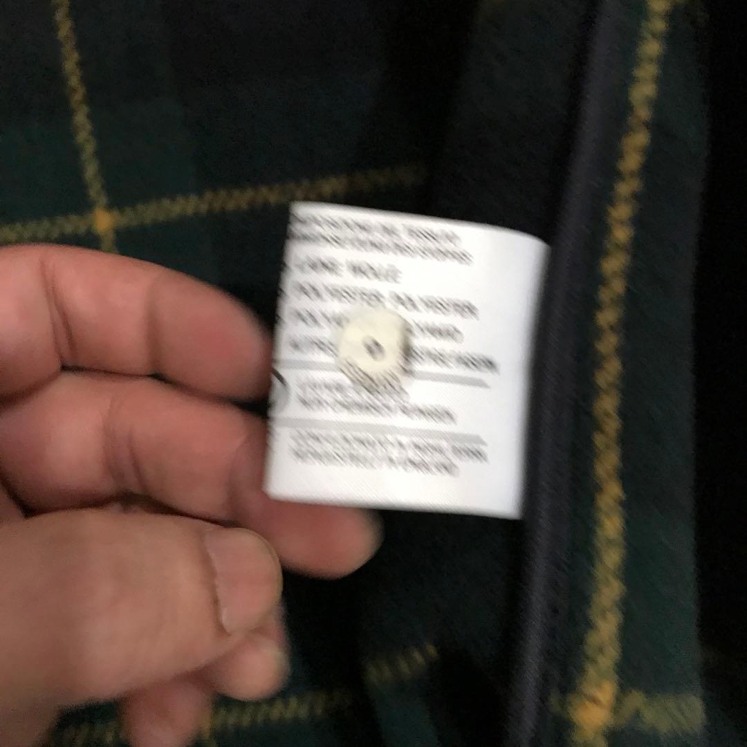 英国製 Ｂｕｒｂｅｒｒｙ‘ｓ タータンチェック ダッフルコート 極美品 Ｌ