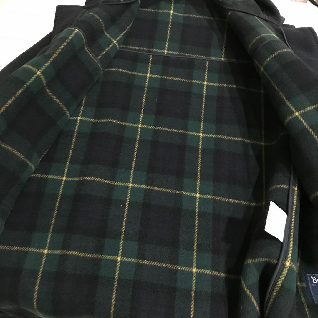 英国製 Ｂｕｒｂｅｒｒｙ‘ｓ タータンチェック ダッフルコート 極美品 Ｌ