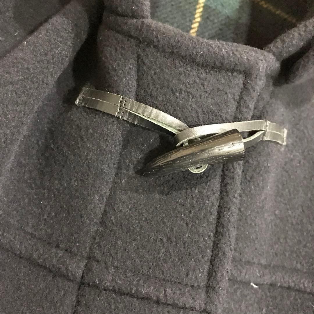 英国製 Ｂｕｒｂｅｒｒｙ‘ｓ タータンチェック ダッフルコート 極美品 Ｌ