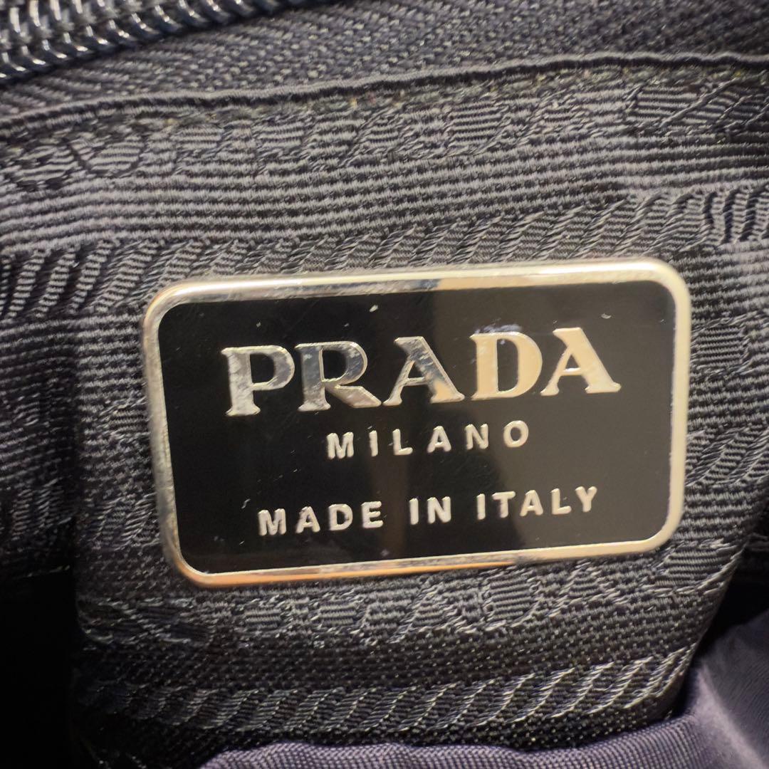 プラダ　PRADA ナイロンリュック　バッグパック　ネイビー　60 30